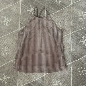 Dusty Rose Velvet Racerback Top